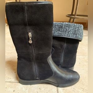 Rockfort Bakula Black fold-down lightweight zippered boots